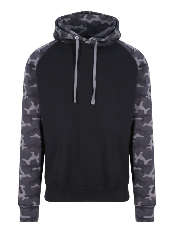 solid black/black camo